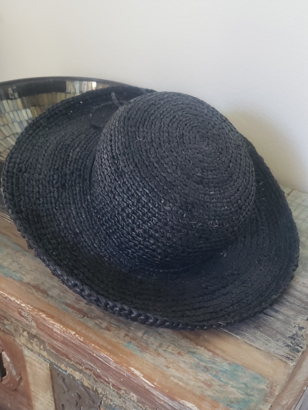 Scala Crocheted Straw Hat